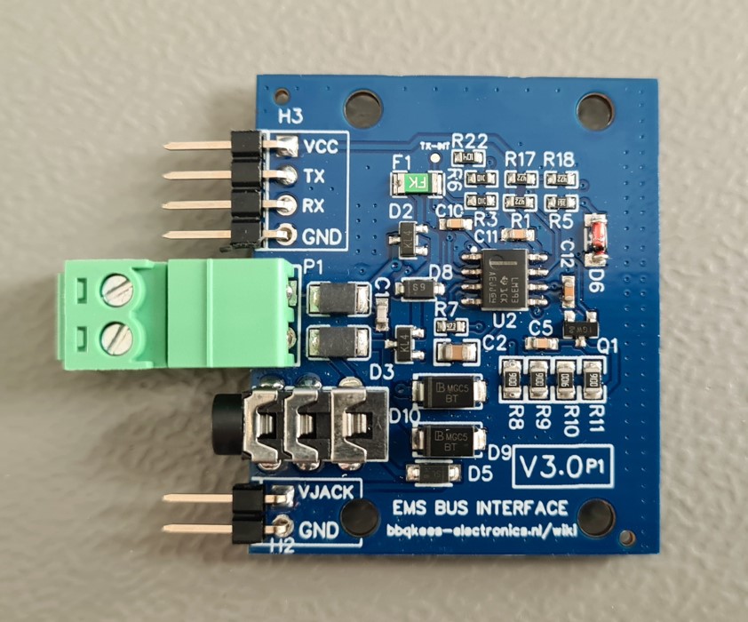 EMS interface board connectors V3