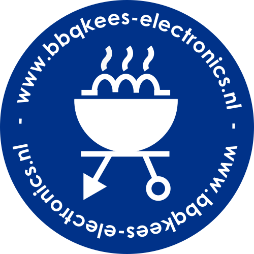 BBQKees Electronics round seal blue